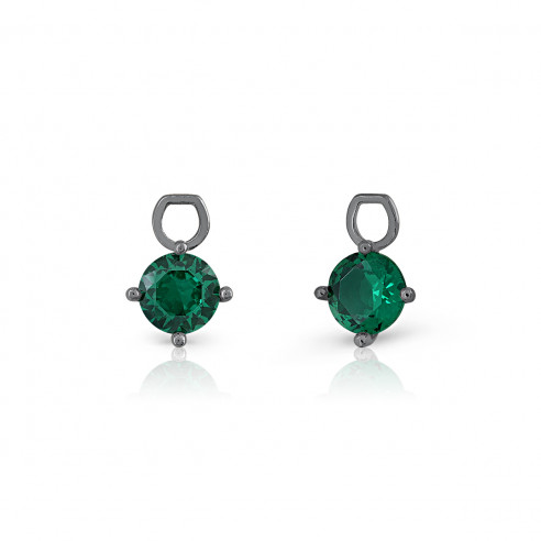 Pendientes Píxel Emerald